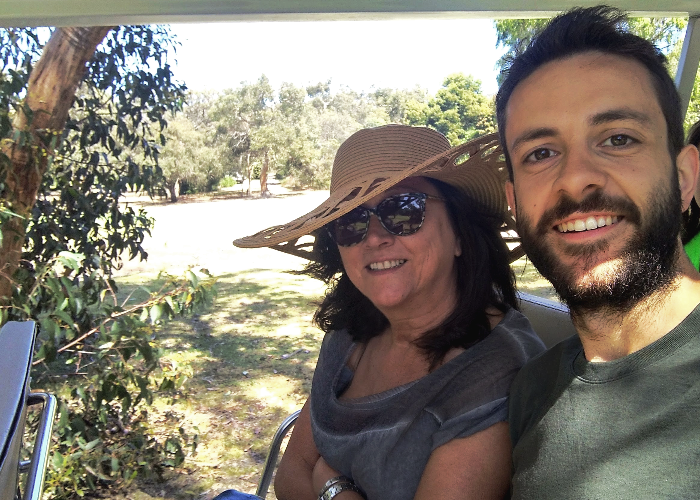 andrea is powering ms research for his mum