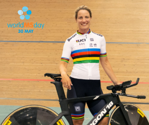 Emily Petricola, Australian para cyclist living with MS and training for the upcoming Paralympics in Tokyo this August.