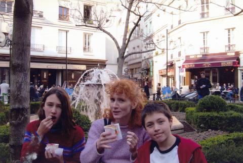 Mary in Paris in 2004