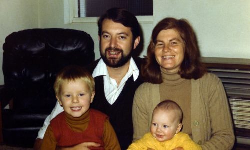 Judith Webb and family