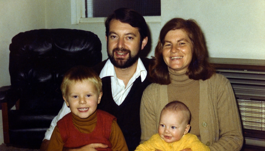 Judith Webb and family